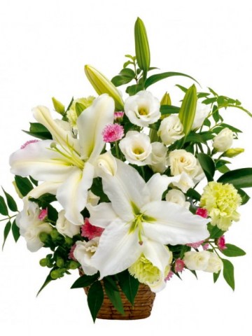 aJP_JAS057_1Sympathy arrangement in white with some pastel colors 64e